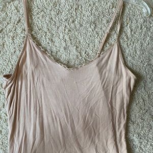 tan tank top